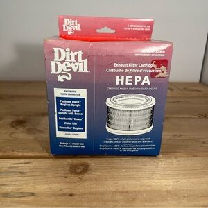 Dirt Devil Hepa Filter Vision Lite Genuine Package # 3-860057-000